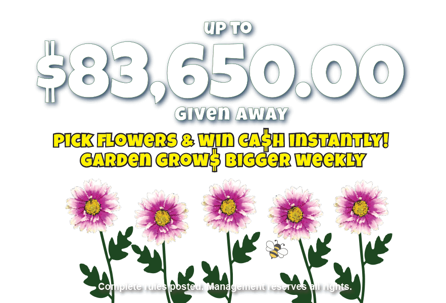 Gash Garden Up to $83,650 given away