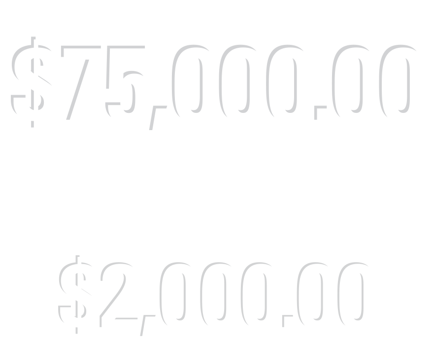 Over $75000 given away